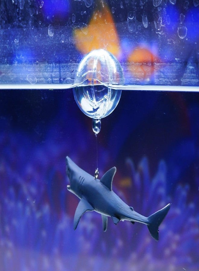 VAYINATO® 1 Pcs Floating Shark Aquarium Decorations Toys, Plastic Ocean Animal Ornament | Fish Tank Attractive Cute Miniature Decoration for Aquarium Fish Tank - Image 5